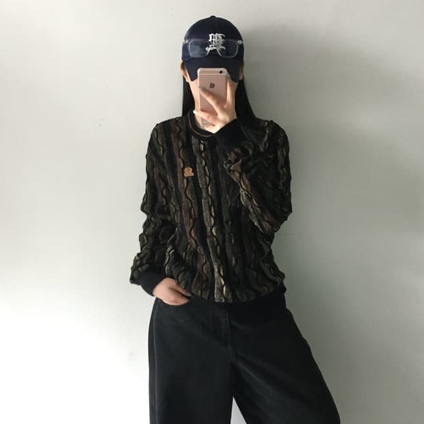 빈티지 멀티 케이블 니트