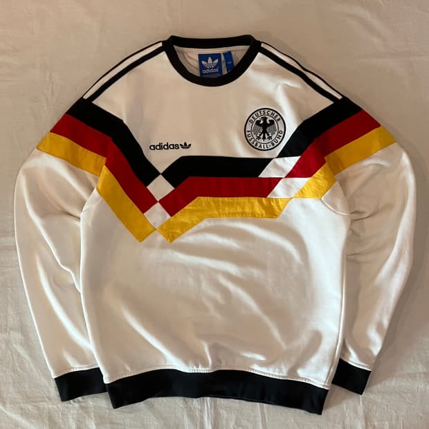 아디다스 1990 독일 국대 스웨트 탑 맨투맨 유니폼