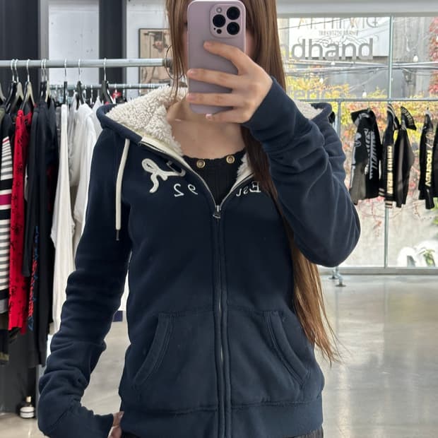 아베크롬비 울프죠 후드집업