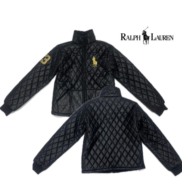 폴로 빅포니 3 금장 퀄팅 자켓