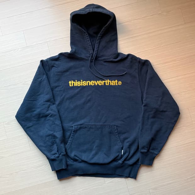 [XL] 디스이즈네버댓 네이비 후드티
