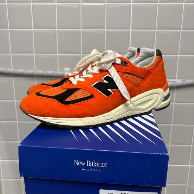뉴발란스 990v2 USA 마리골드 블랙 285