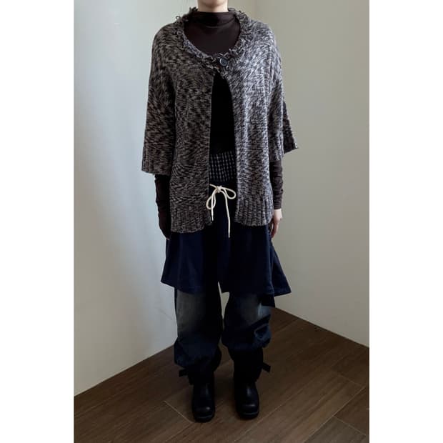 Poncho Knit Cardigan