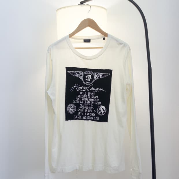 [DIESEL] patched long sleeve