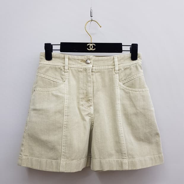 한섬 SJSJ 2022 데님  와이드 쇼츠 61-90사이즈