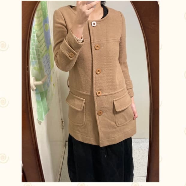 나나미 카라멜 코트