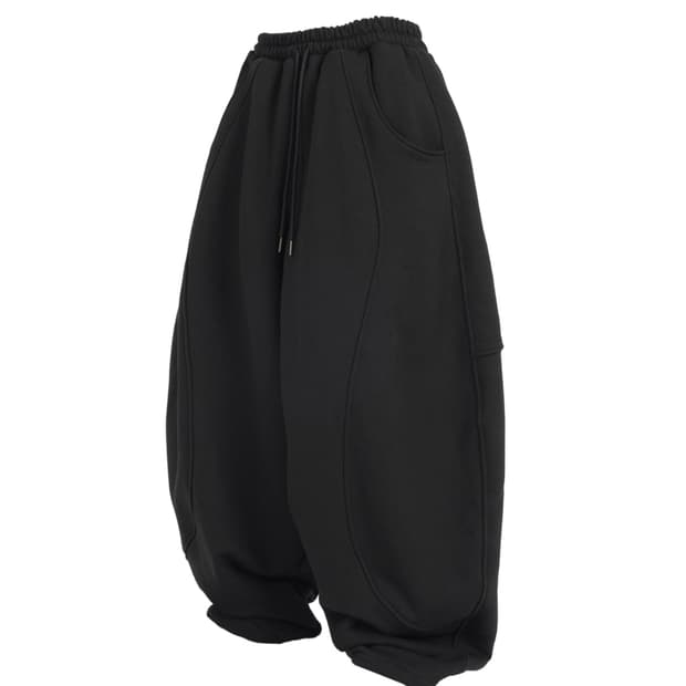 뉴치프시크디피배기팬츠 블랙