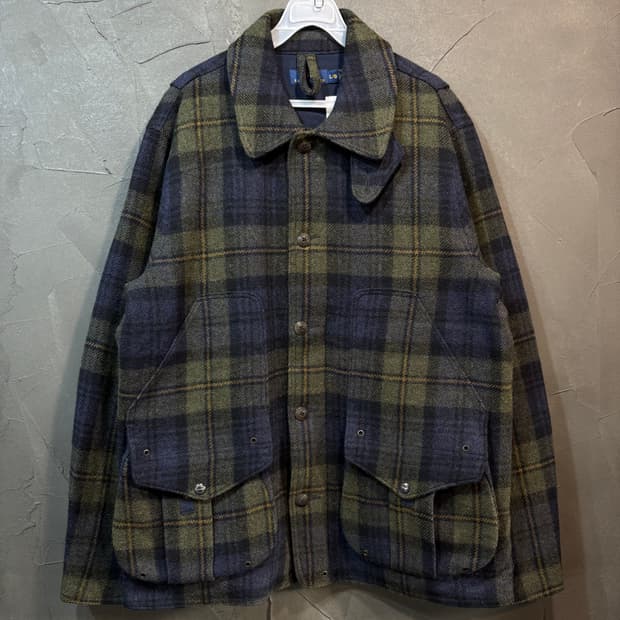 [L] POLO 폴로 랄프로렌 체크 울 자켓