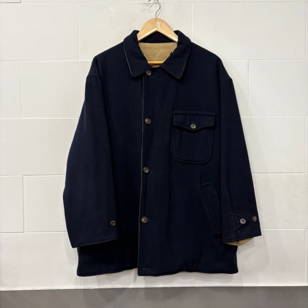 90's 폴로랄프로렌 리버시블 울 워크 자켓