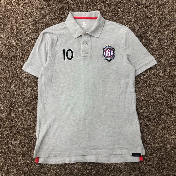 나이키 USA 10 카라 반팔 티셔츠