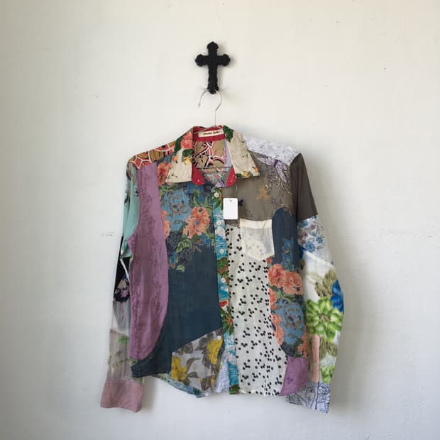 Patch work shirt