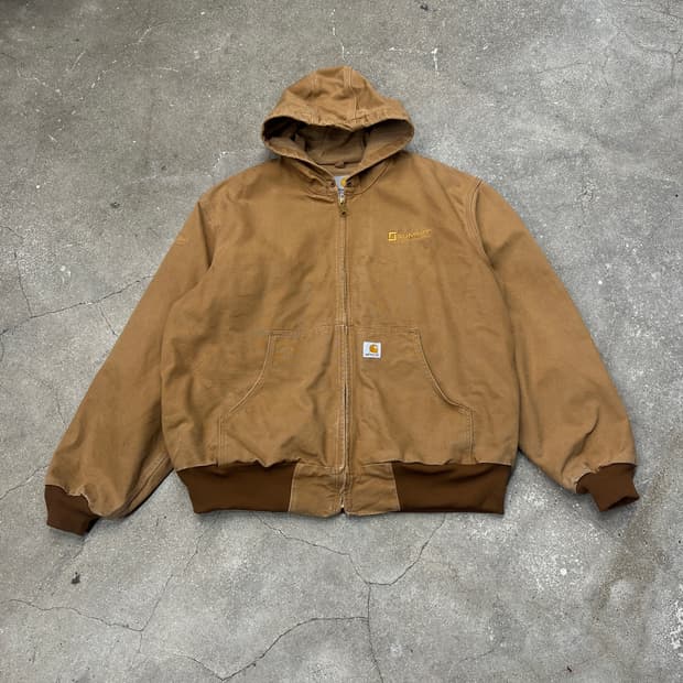 칼하트 J131 샌드스톤 액티브 워크 자켓