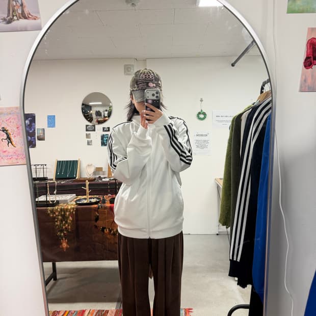 아디다스 져지 화이트