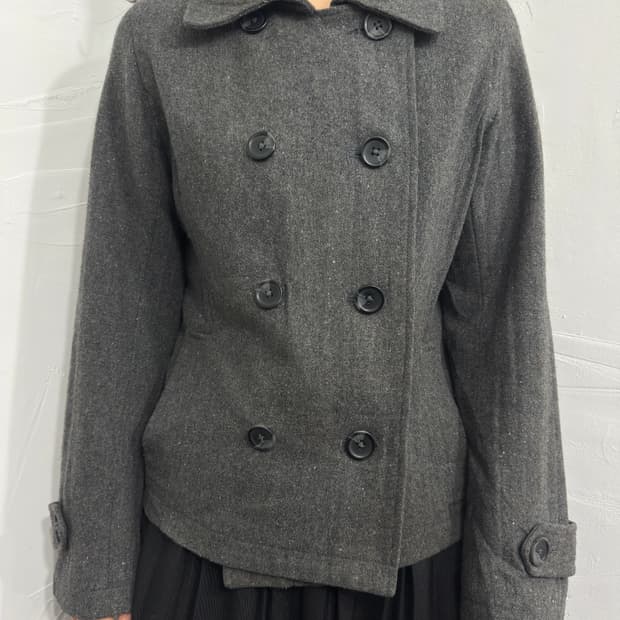 remus button wool jacket