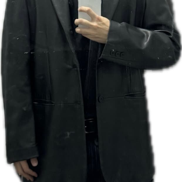 핏 좋고 상태 좋은 양가죽 블레이저 가죽 레더