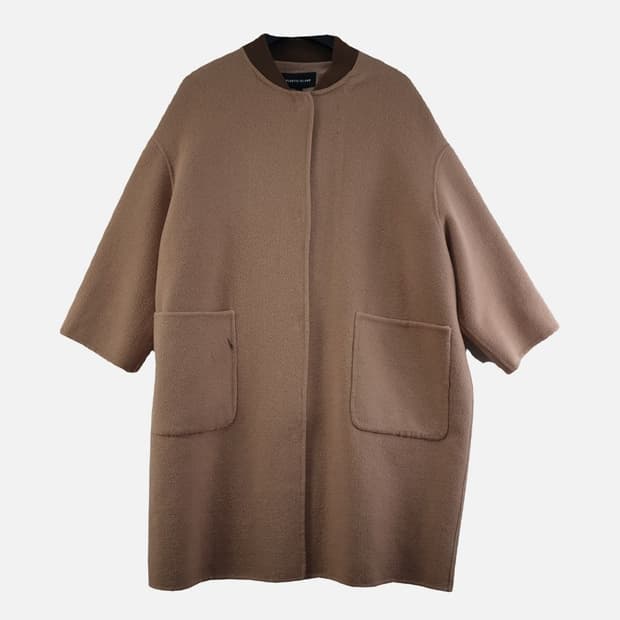 플라스틱아일랜드 브라운 여자 코트 S N4375