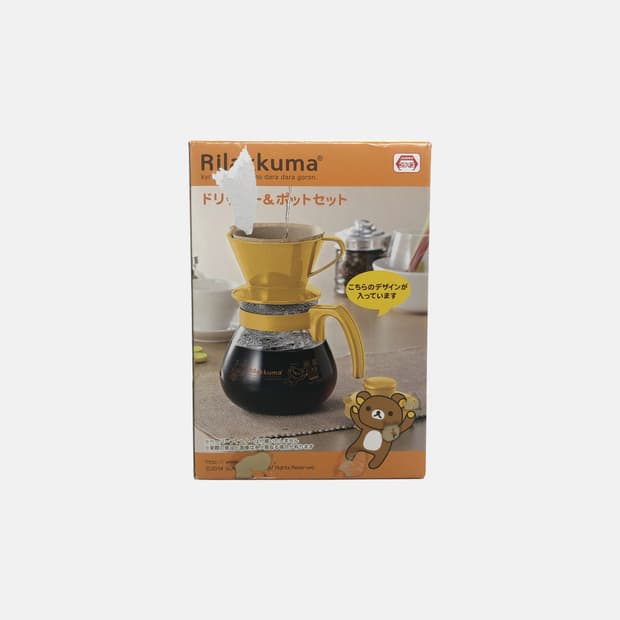 산엑스 고전 리락쿠마 커피 포트&드리퍼 세트