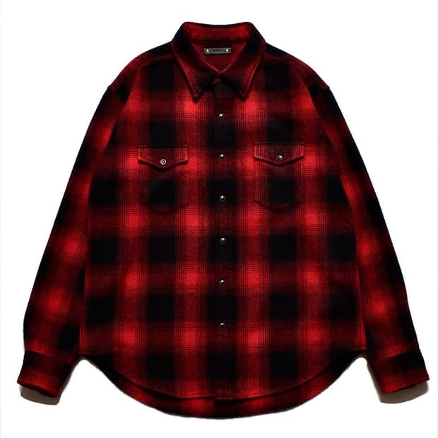 마인데님 Ombre Check Flannel RF Western SH