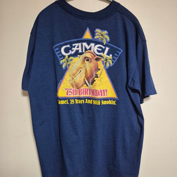 빈티지 카멜 티셔츠 XL