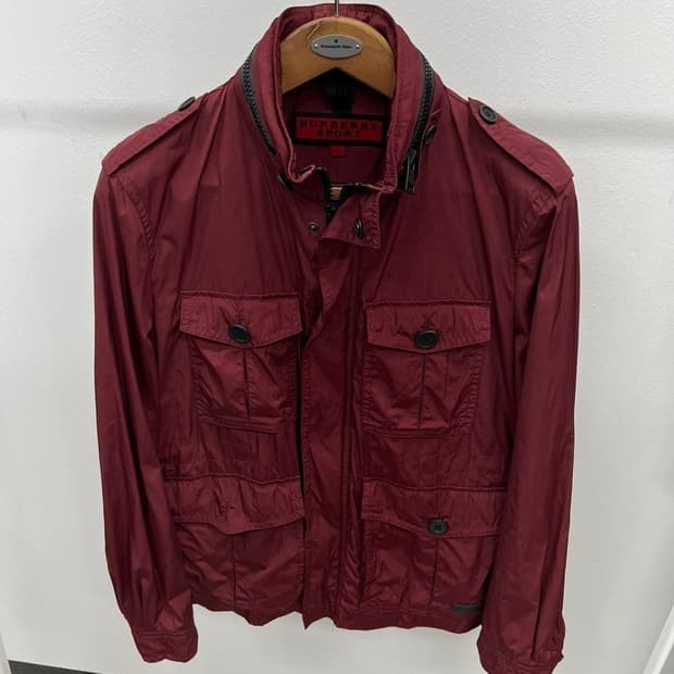 100-105) 버버리 스포츠 나일론 사파리자켓