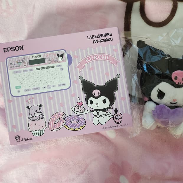 엡손 쿠로미 + 인형 라벨 프린터기 LW-K200KU
