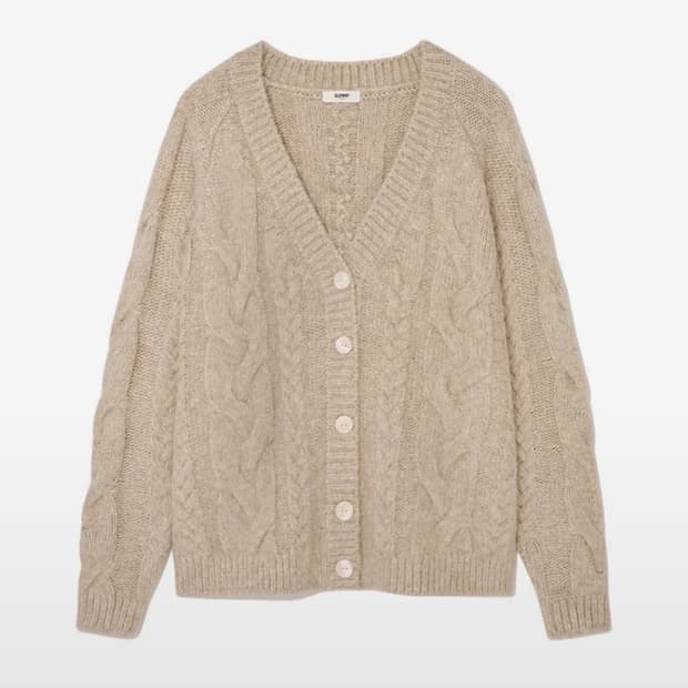 글로니 베키 가디건 오트밀