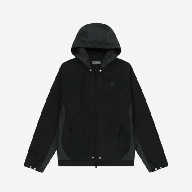 구해요) 산산기어 콘트레스트 자켓 블랙