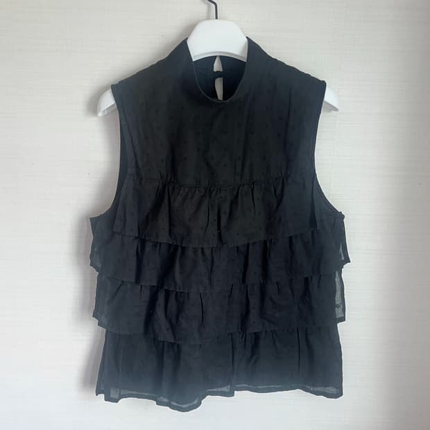 Comme des Garcons frill sleeveless