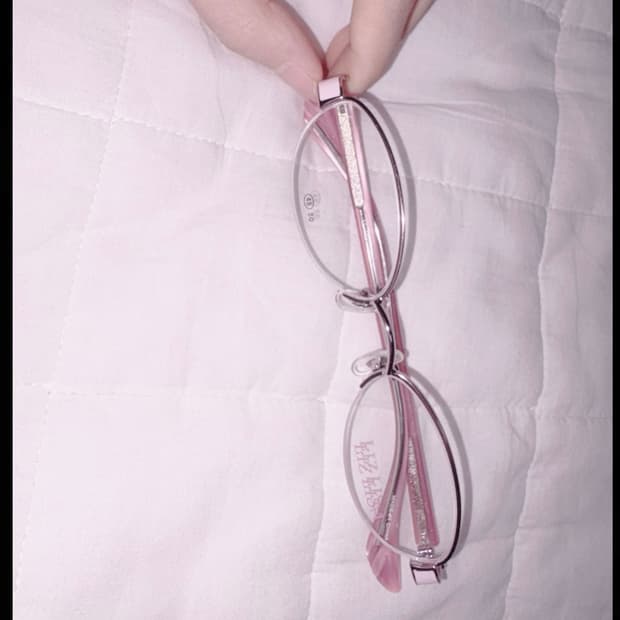 Liz Lisa 리즈리사 빈티지 핑크 안경 히메갸루 클리시어 진리빈티지