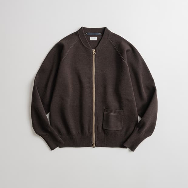 비헤비어  C2 FULL ZIP MIL CARDIGAN