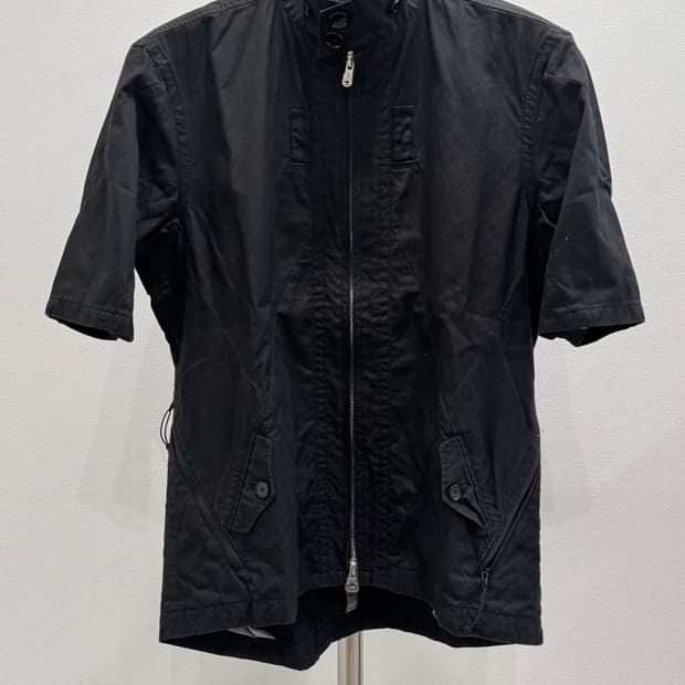 솔로이스트 16ss 밀리터리 지퍼 워크 셔츠