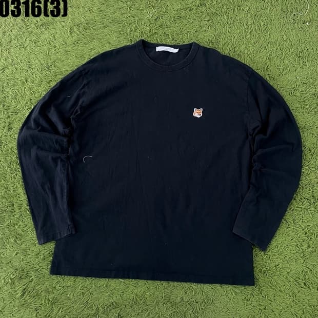 메종키츠네 긴팔티셔츠