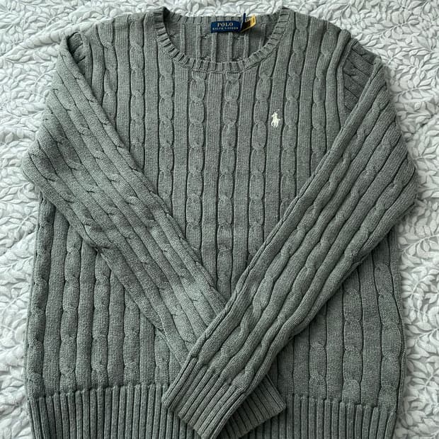 폴로 Cable-Knit Cotton Sweater