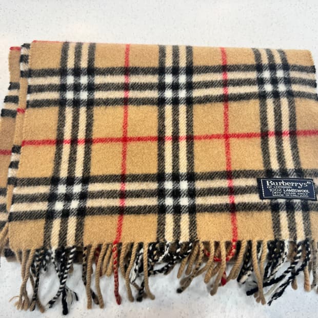 버버리  100% 램스울 목도리