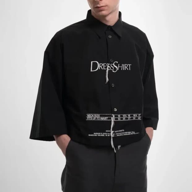 더블렛 doublet embroidery dress shirt