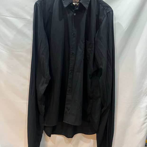 꼼데가르송 21FW 비대칭 폴리에스터 셔츠 XL