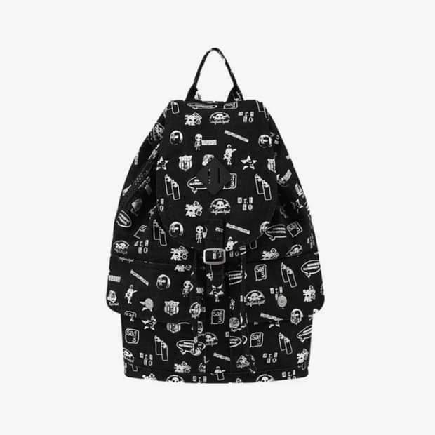 사파리스팟 얼티메이트 로고 데님 백팩