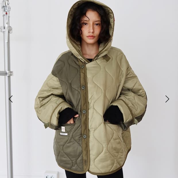 mmm jeans 퀼팅 자켓 구매 