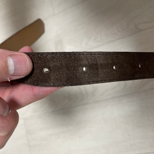 토니웩 웨스턴 스웨이드 벨트