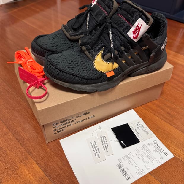 나이키 오프화이트 프레스토 280사이즈