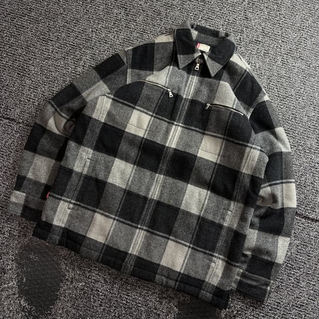 리바이스 치카노 타탄 체크 울 자켓 3777