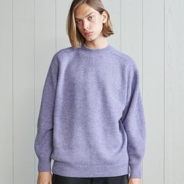 [M] H BEAUTY&YOUTH 벌룬핏 크루넥 니트