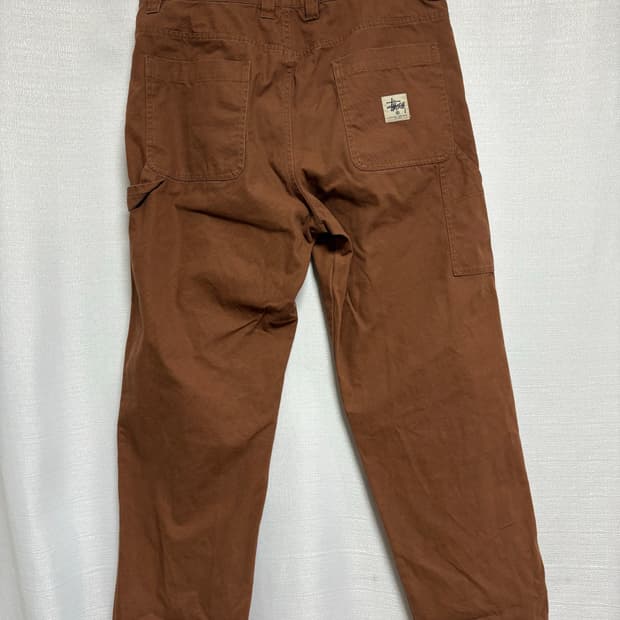 스투시브라운워크팬츠