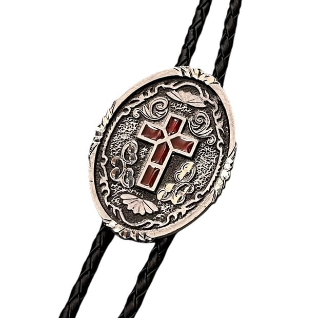 RED CROSS BOLO TIE