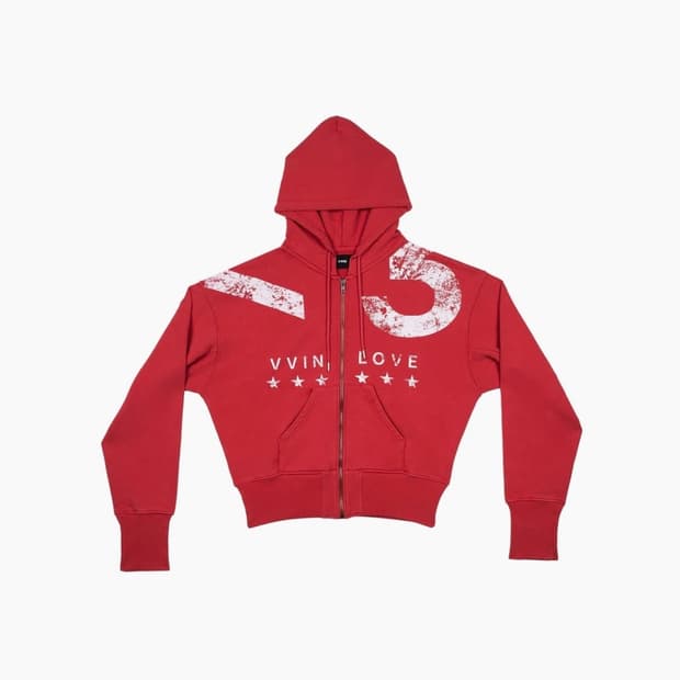 VAIN RG ZIP HOODIE RED