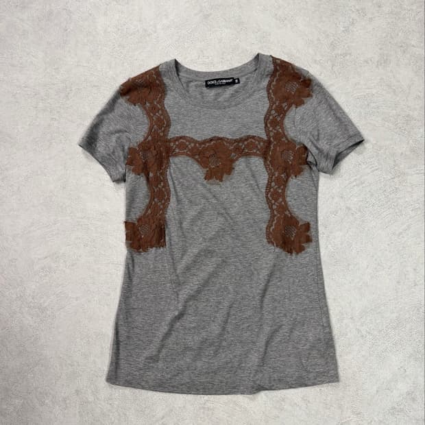 2. Dolce & Gabbana Lace T-shirts