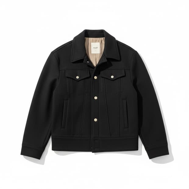 Belier 벨리에 wool trucker jacket S