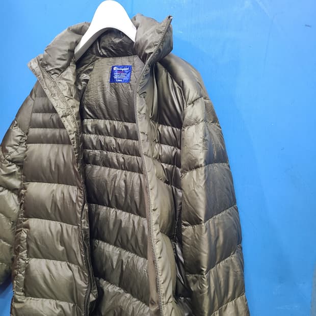 일본판 희귀 챔피온 골드다운패딩