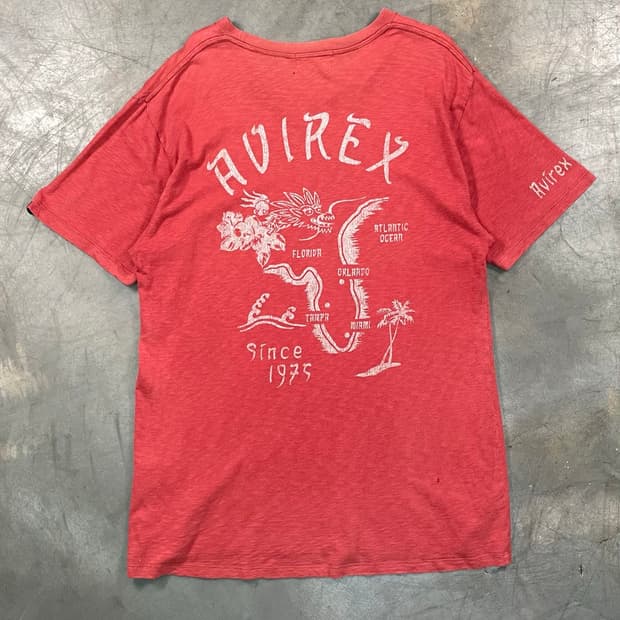 아비렉스 드래곤 반팔 티셔츠
