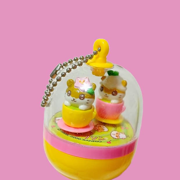 산리오 코로코로쿠리링 돌아가는 키링 가챠